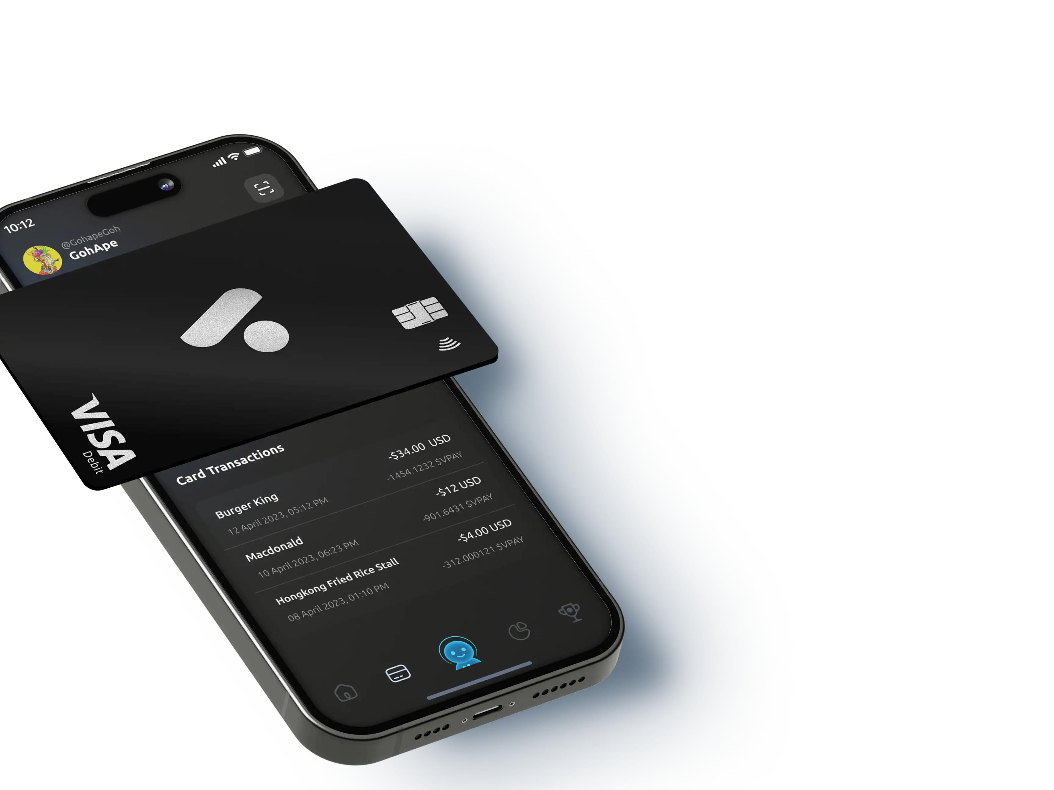virtual visa card on vPay